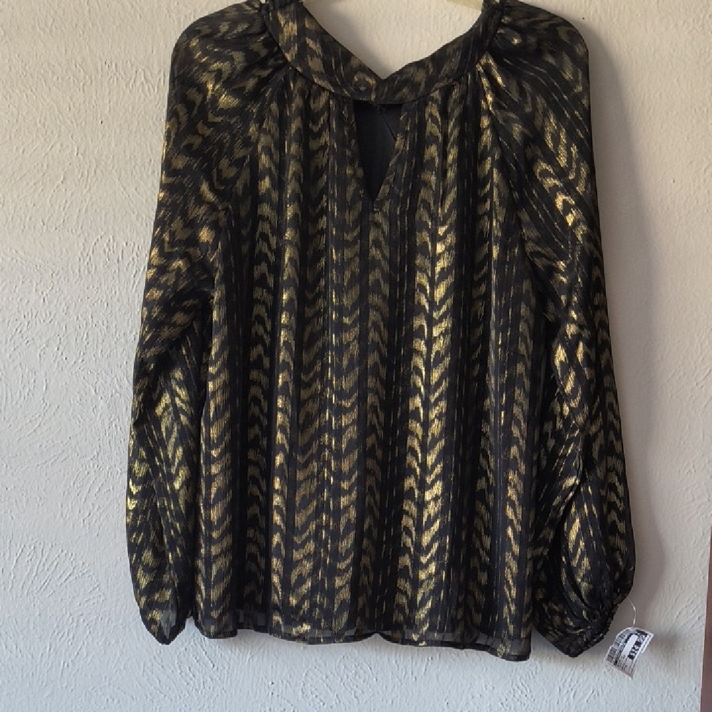 Black and Gold Women's Top